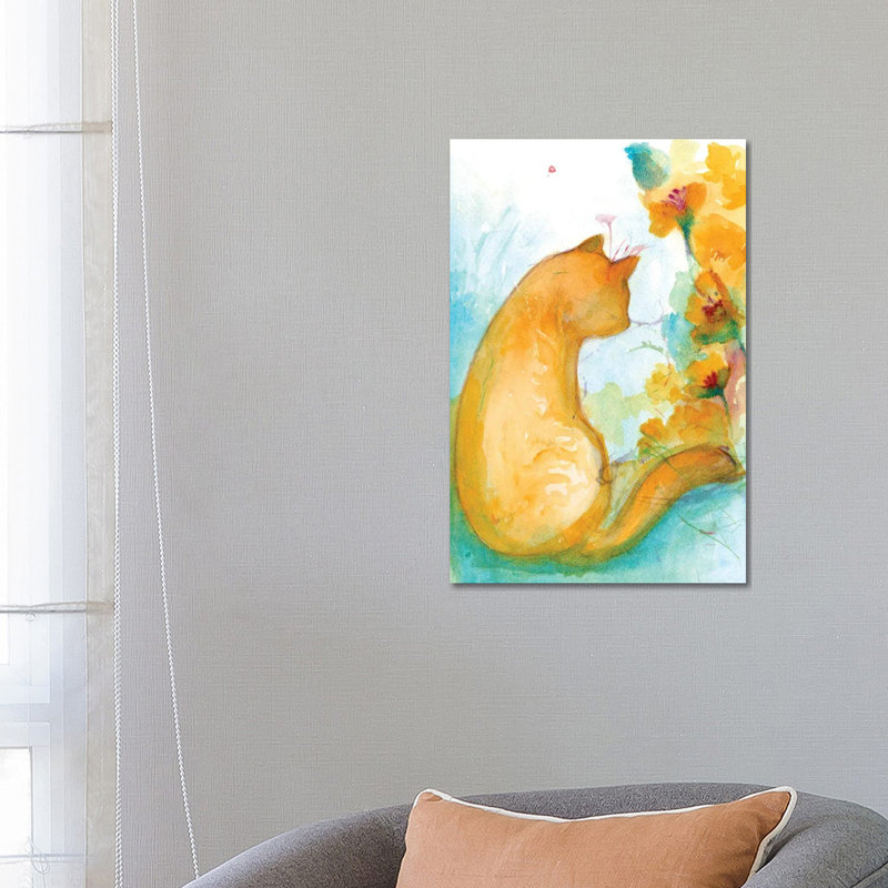 Poppies - Wrapped Canvas Painting, 66.04 cm H x 45.72 cm W x 3.175 cm D