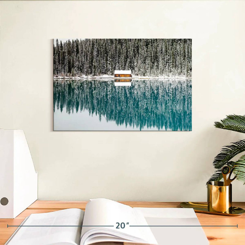 Chalet Alvord au lac Louise, H 8 po x l 12 po