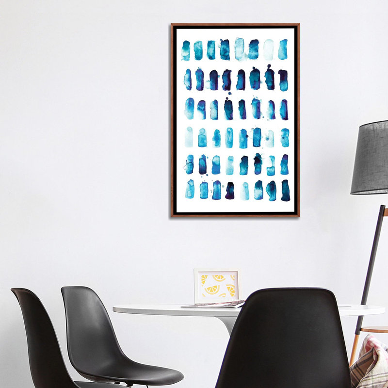 « summer sky » par lesia binkin-reproduction d’art, H 48 po x l 32 po x P 1,5 po, Toile tendue