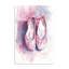 Plaque murale Blush Ballet Slipper, design par Ray Powers-419754480