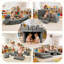 Canapé pour enfants et tout-petits, canapé-lit pliant convertible, canapé modulaire multifonctionnel 7 en 1 pour jouer, créer et dormir-129448635