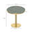 Round Modern Dining Table With Faux Marble Top, Sturdy Metal Frame, Easy Assembly, Compact 31.5-Inch Diameter For Small Spaces.-606485409-606485408