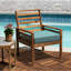 30cm L x 30cm W Solid Wood Interlocking Deck Deck Tile Kit-1773244033
