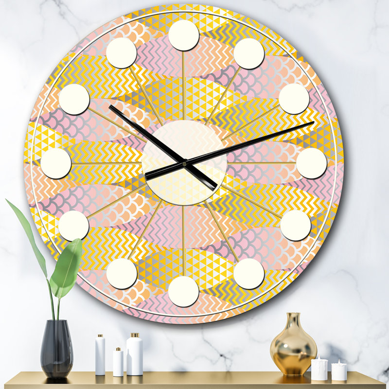 Horloge murale Golden Mid, Surdimensionné