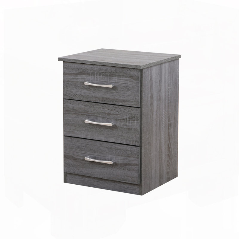 Table de chevet grise contemporaine