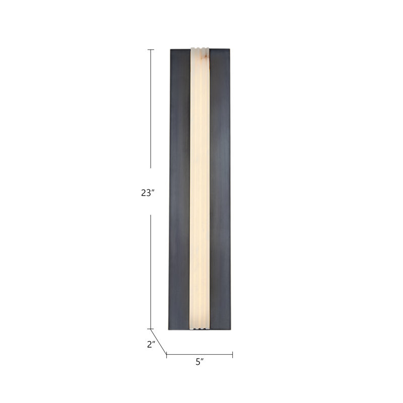 Kismet 1 - Light LED Bath Bar, Polished Nickel