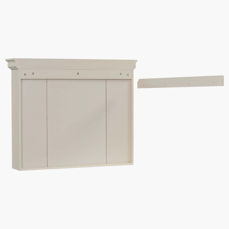 Armoire à pharmacie à miroir fixée au mur l 35,51 po l