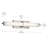 Carman 25.75-in Brushed Nickel LED Bath Bar