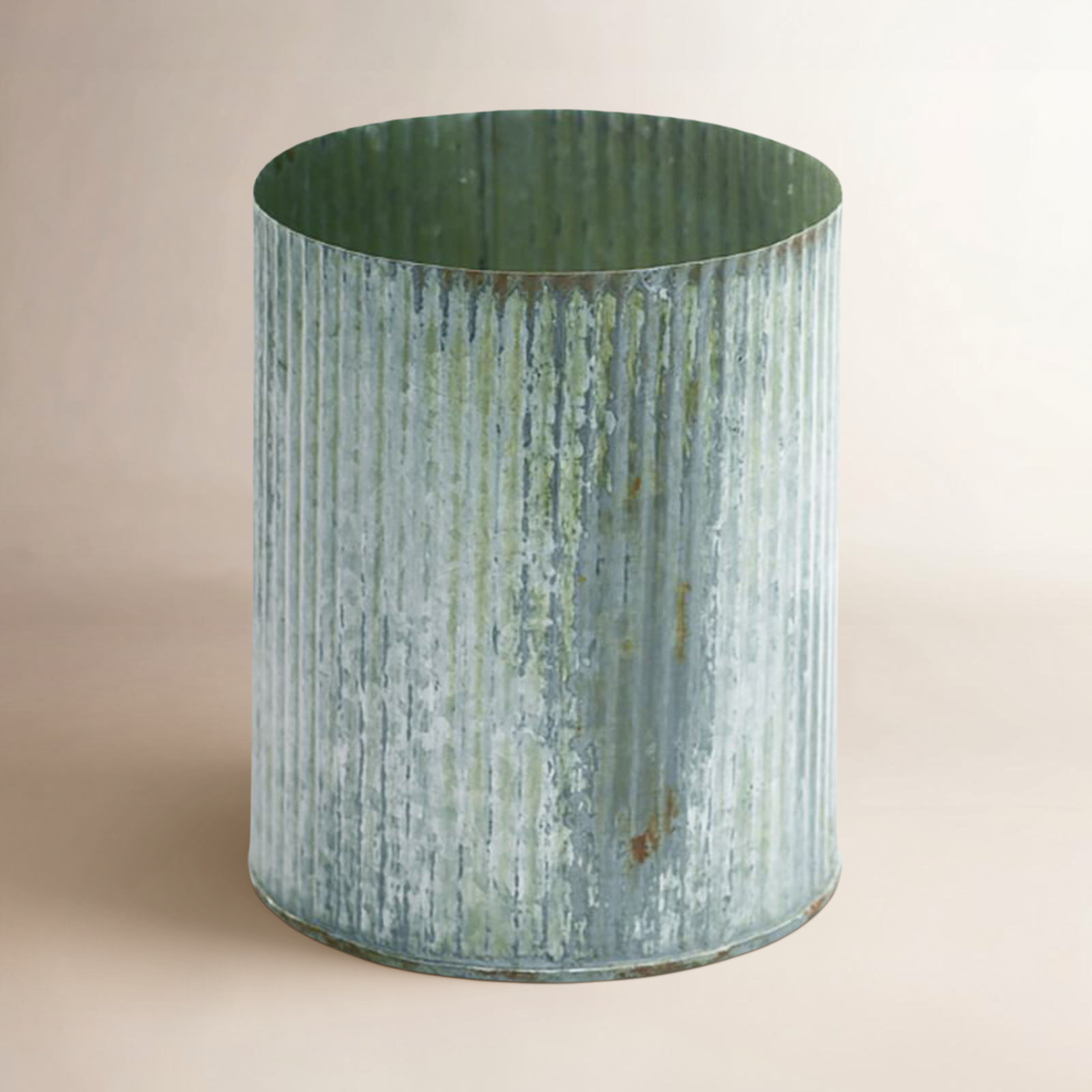 Angelline Handmade Metal Table Vase, 5.5" H x 4.5" W x 4.5" D