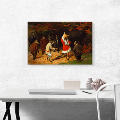 " His Majesty Receives 1885 " by William Holbrook Beard