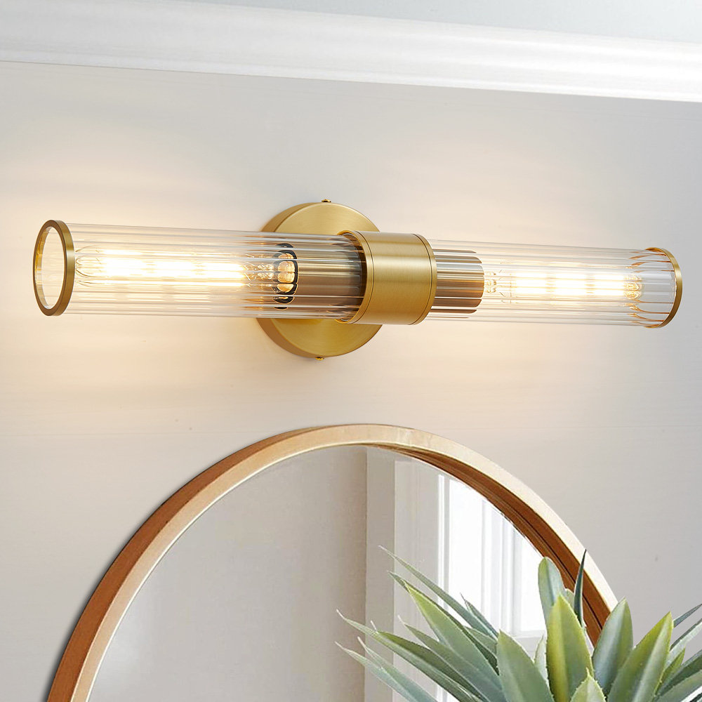Ebern Designs Almetta 2 - Light Bathroom Dimmable Vanity Light Bath Bar ...