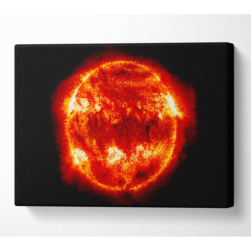 ModernMoments Red Sun Fire Glow - Wrapped Canvas Art Prints | Wayfair.co.uk