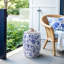 Tabouret en porcelaine LeeRoy