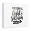 Light & Salvation Psalm 27:1 - Wrapped Canvas Print-425451508