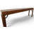 98.03 " W Solid Wood Top Console Table