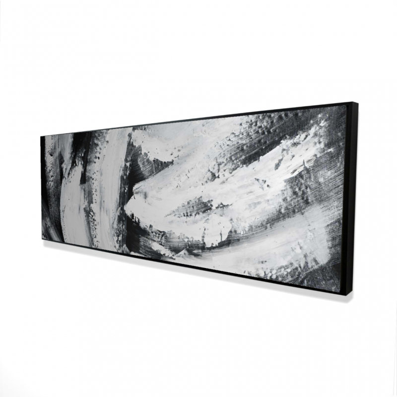 Grandes rayures sur toile