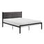 Lit plateforme tapissier Yesha-1398738480