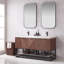 Ensemble de meuble-lavabo double autoportant Mahon-440350617-440307555