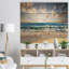 Paysage marin «Cloudy Sky and Vibrant Blue Sea», impression-35061375-35061384