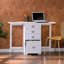 Organisateur pliable et bureau d'artisanat - Blanc