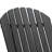 Foldable Dark Gray Wood Chair - For Rustic Outdoor Ambiance Gray, With Flair