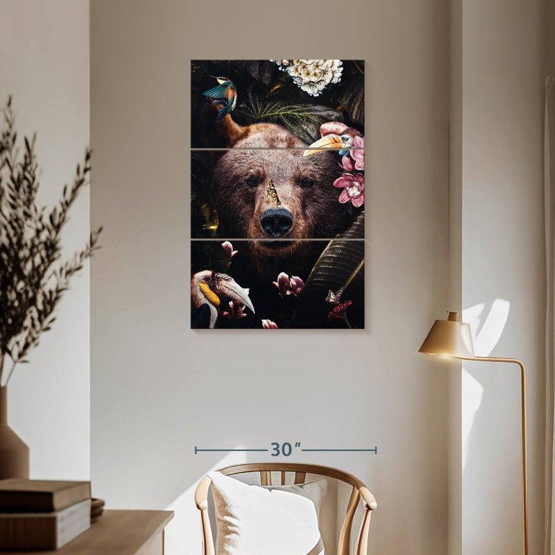Bear I, 57" H x 36" W