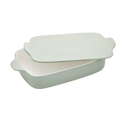 KitchenAid ® 8-Piece Steel Blue Stoneware Baking Dish Set