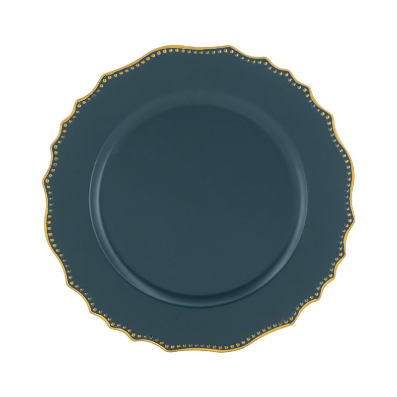 Ensemble de 8 assiettes décoratives Dumel, Bleu