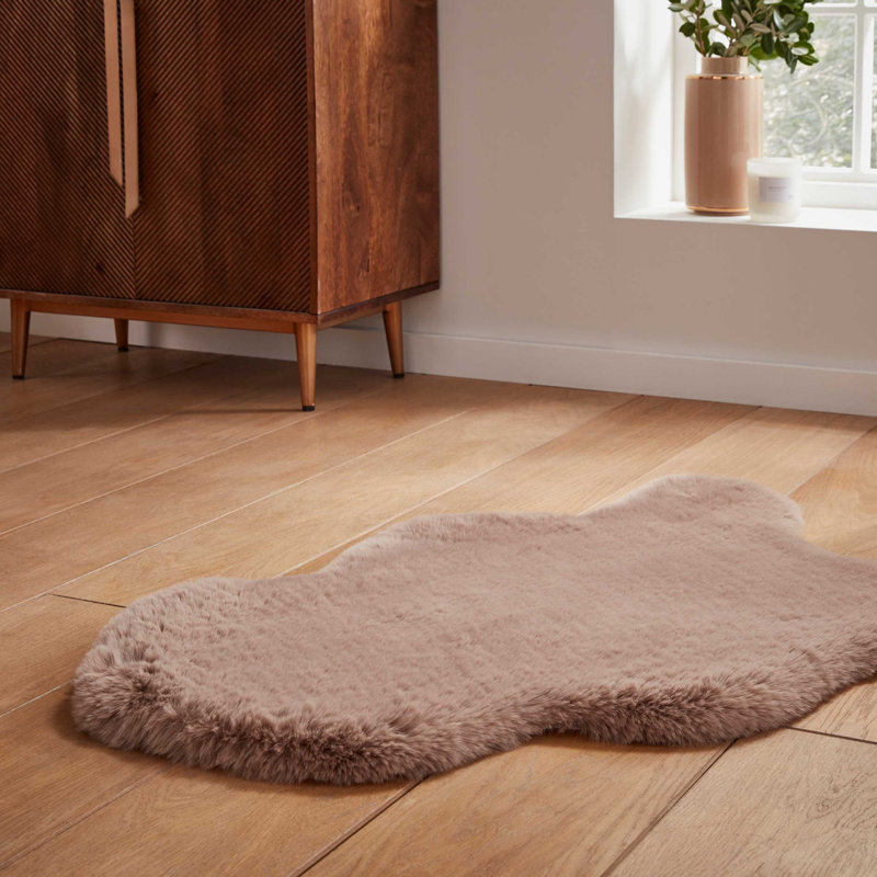 Lehi area rug Table Tufted Sheepskin Mink, Novelty 60 x 90cm