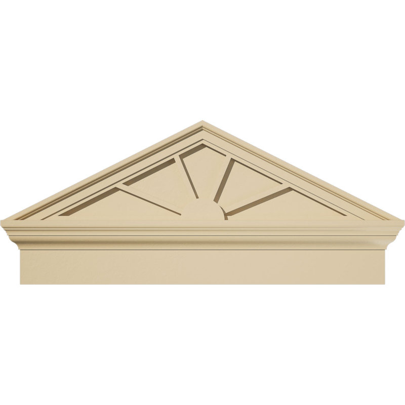 Fronton en uréthane Signature, 34 po x 15,375 po x 2,75 po, Combinaison, 4 rayons