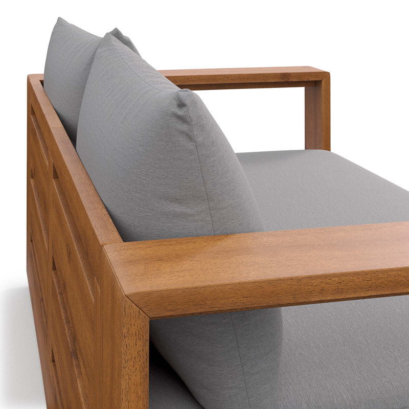 Causeuse d'extérieur en bois d'acacia Tahoe