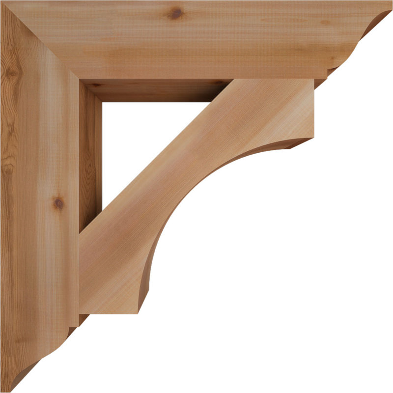 Support traditionnel Westlake, Cèdre rouge de l'Ouest, Lisse, H 30 po x l 5,5 po x P 30 po