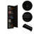 Compact Shoe Rack With Built-In Mirror And Five Interior Shelves, For Small Entryways And Organized Storage-1116828056