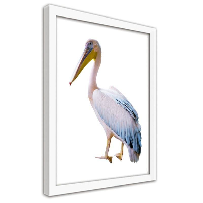 Gerahmtes Poster Pelican