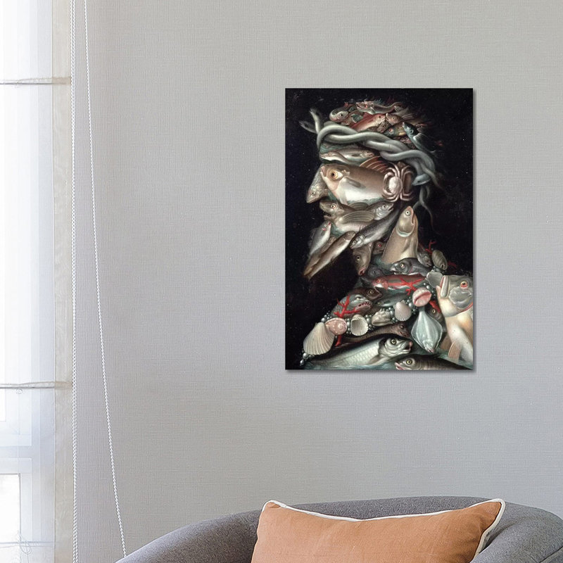 The Admiral by Giuseppe Arcimboldo - Wrapped Canvas Painting
