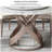 Simple White Round Sintered Stone Dining Table
