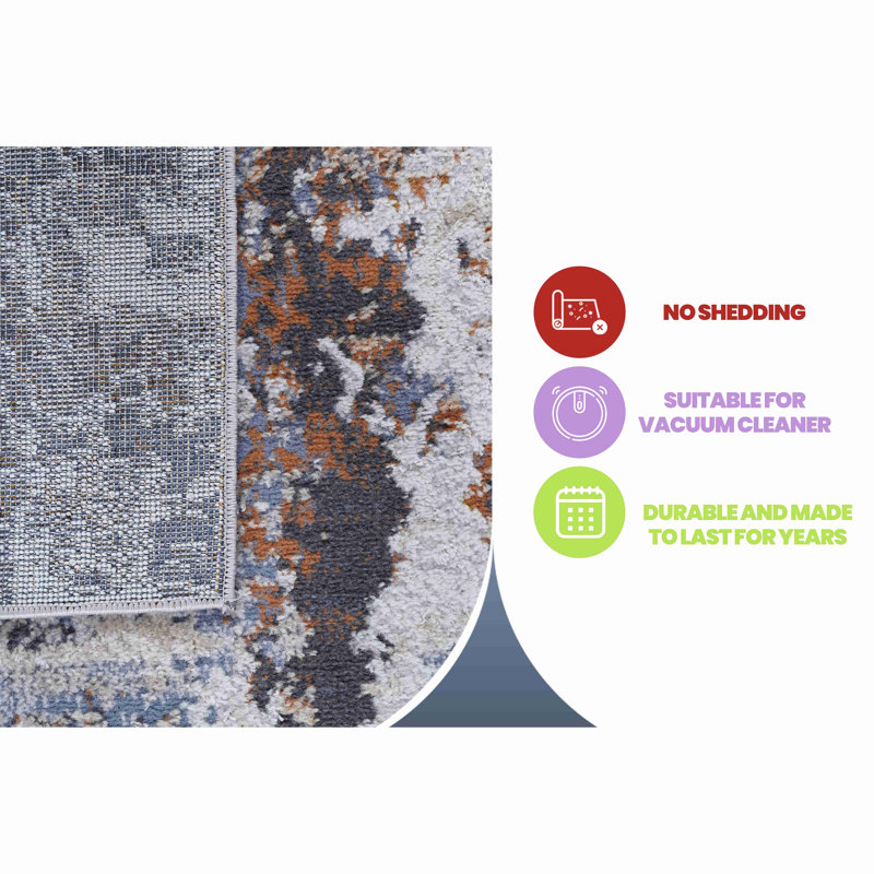 Collection Abstract Non-Shedding Living Room Bedroom Dining Home Office Stylish And Stain Resistant Area Rug