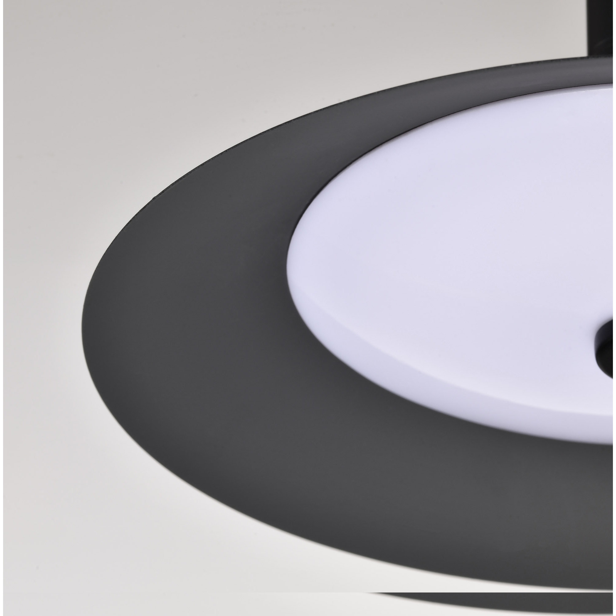 Vicente - LED Pendant - 3K/4K/5K CCT Selectable, Matte Black, 151" H x 9.88" W x 9.88" D