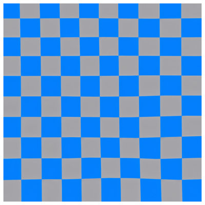Blue Gray Checkerboard Comforter