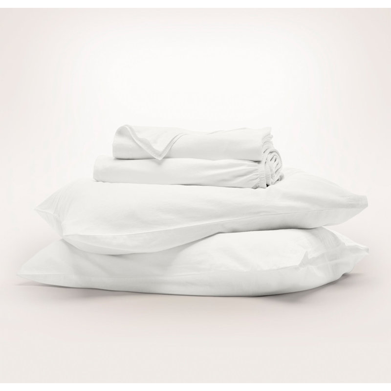 Signature Vintage Washed Sheet Set, Vintage White, Full/Double
