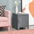 Wiscon Steel Top End Table-1965080608