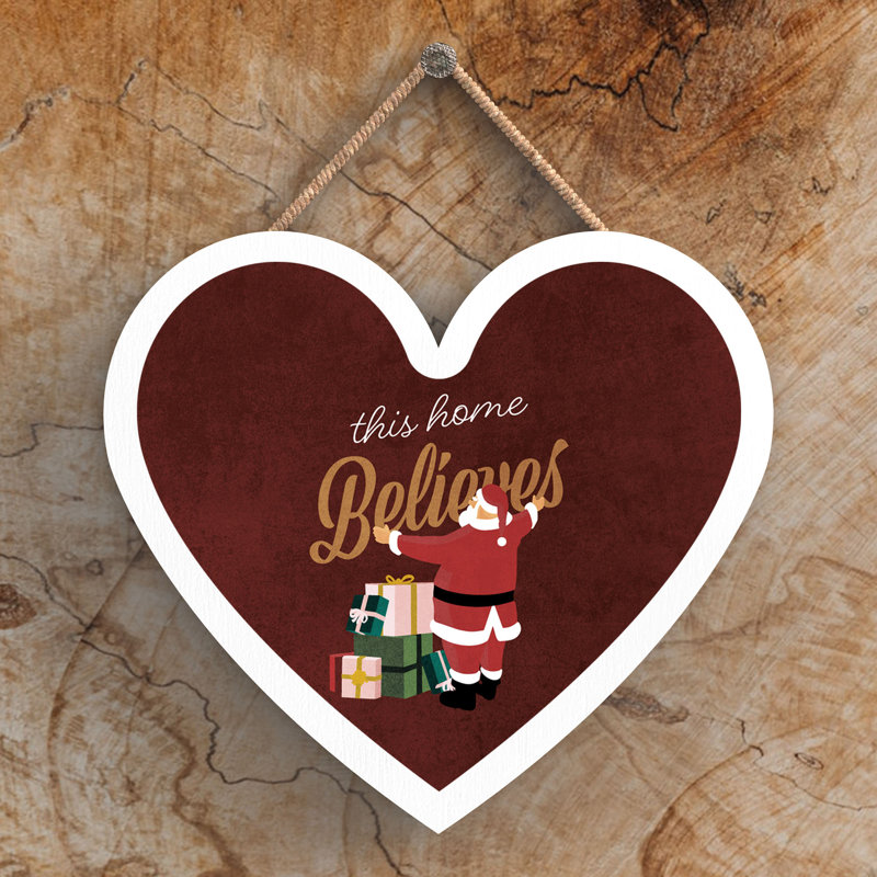 Christmas Decorative Accent, 10cm H x 9cm W x 0.5cm D
