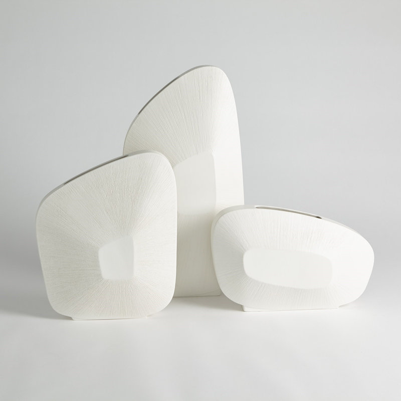 Handmade Ceramic Table Vase, White