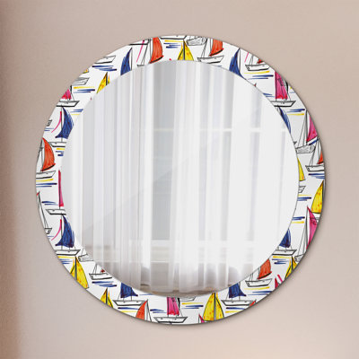 Huldar Glass Flat Wall Mirror