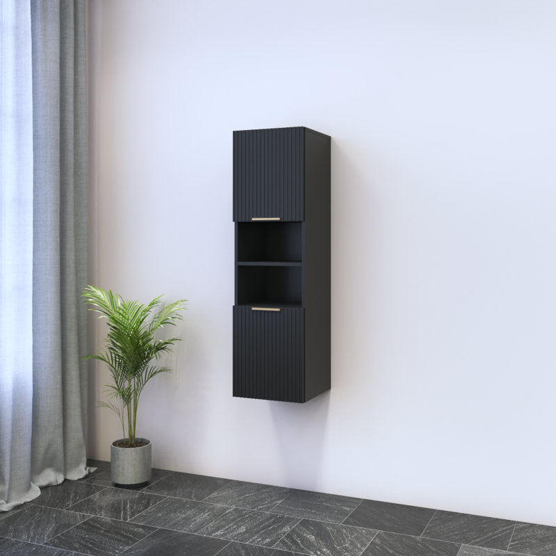 Bibliothèque noire Madera 13,6 "05, Noir