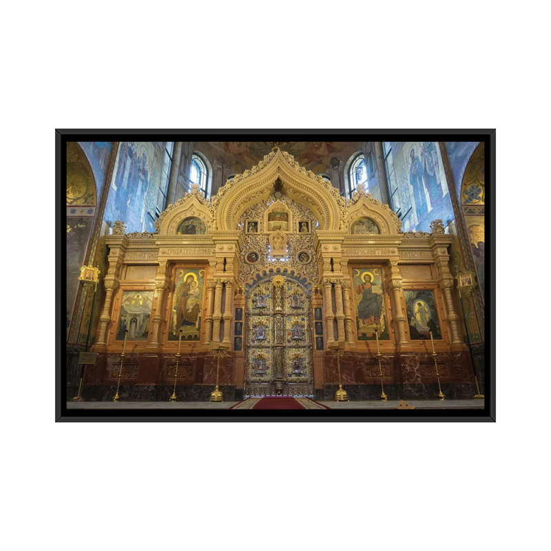 Reproduction de photo sur toile, H 18 po x l 26 po x P 1,5 po, Toile avec cadre noir, Pas de tapis
