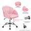 Desk Chair With Petal-shaped Backrest-344815570
