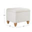 Repose-pieds avec rangement Arath - Boucle crème-128488174