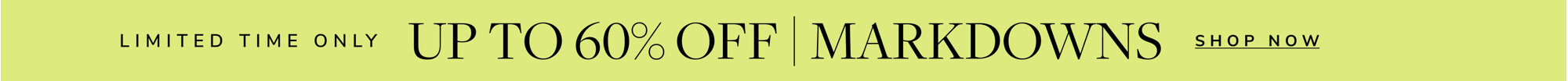 Markdowns Banner - M