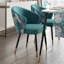 Dining Chair Set of 1, Upholstered Kitchen Chair, Comfortable Seat, Velvet-Draped with Stitching, Mid-Century Modern, Easy Assembly, Living Room Lounge-854302725